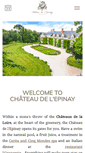 Mobile Screenshot of chateauepinay.com